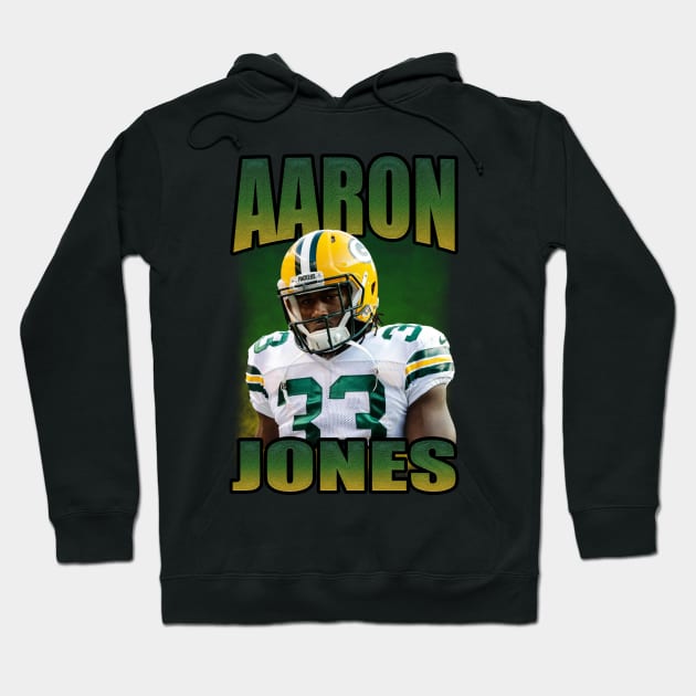 Aaron Jones Bootleg Hoodie by hackercyberattackactivity